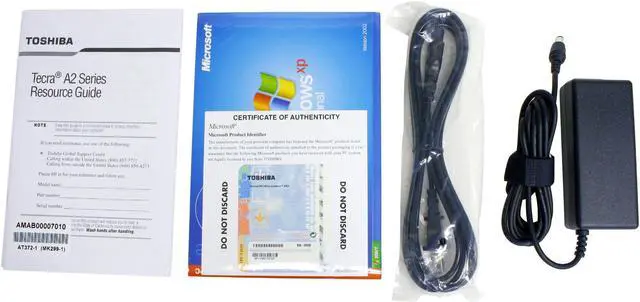 Alt view image 8 of 9 - TOSHIBA Laptop Tecra Intel Celeron M 340 256MB Memory 40GB HDD Intel Extreme Graphics 2 15.0" Windows XP Pro (SP2) A2-S119