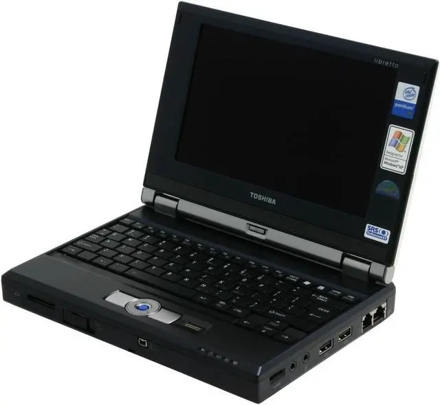 Alt view image 2 of 14 - TOSHIBA Libretto 7.2" Intel Pentium M ULV 753 512MB Memory DDR333 Windows XP Professional PLU10U-00901J