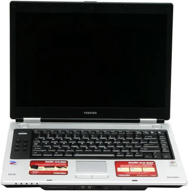 Alt view image 3 of 13 - TOSHIBA Laptop Satellite M45 Intel Pentium M 740 512MB Memory 100GB HDD Intel GMA 900 15.4" Windows XP Home M45-S269