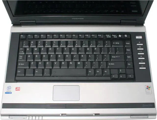 Alt view image 4 of 14 - TOSHIBA Laptop Satellite Intel Celeron M 390 512MB Memory 80GB HDD ATI Radeon Xpress 200M IGP 15.4" Windows XP Home M70