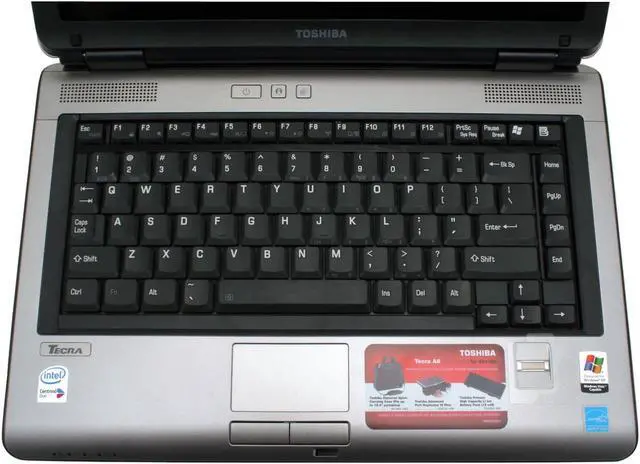 Alt view image 4 of 14 - TOSHIBA Laptop Tecra Intel Core Duo T2400 1GB Memory 80GB HDD Intel GMA 950 14.1" Windows XP Professional A6-EZ6312