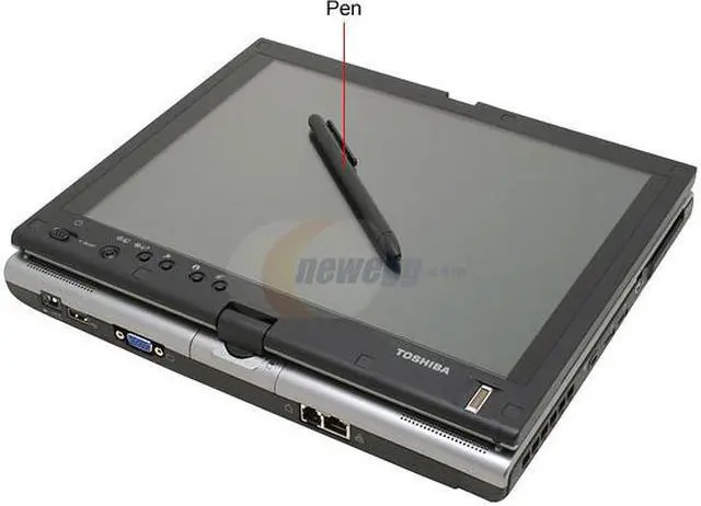 Alt view image 8 of 14 - TOSHIBA Portege M400-S4031 1GB Memory 12.1" 1024 x 768 Tablet PC Windows XP Tablet PC Edition