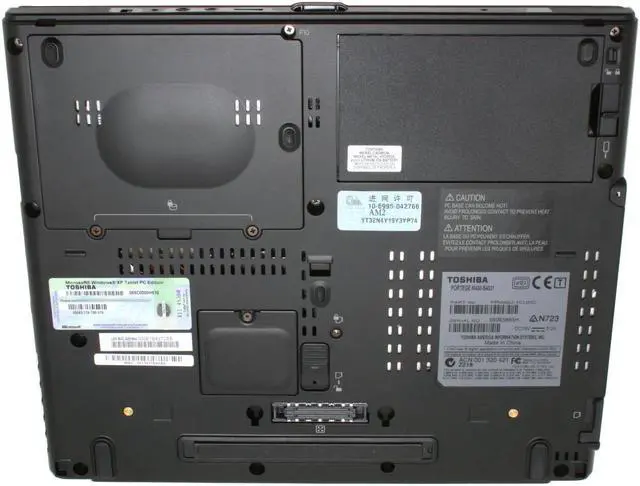 Alt view image 10 of 14 - TOSHIBA Portege M400-S4031 1GB Memory 12.1" 1024 x 768 Tablet PC Windows XP Tablet PC Edition