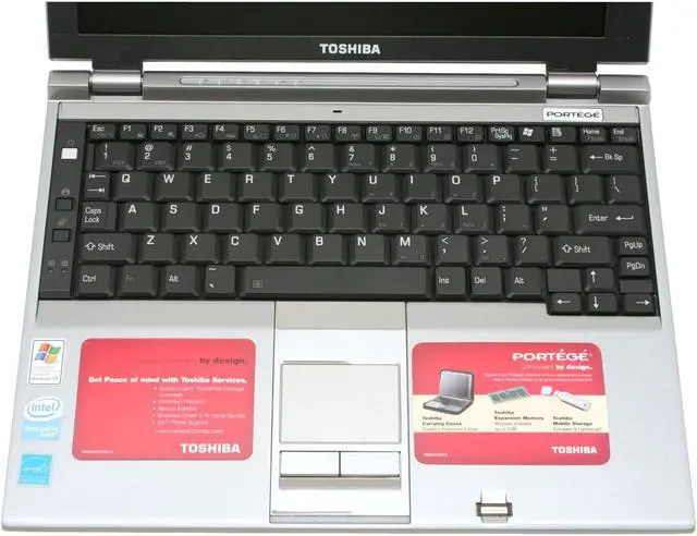 Alt view image 5 of 15 - TOSHIBA Laptop Portege Intel Pentium M ULV 773 512MB Memory 80GB HDD Intel GMA 900 12.1" Windows XP Professional R200-S2031