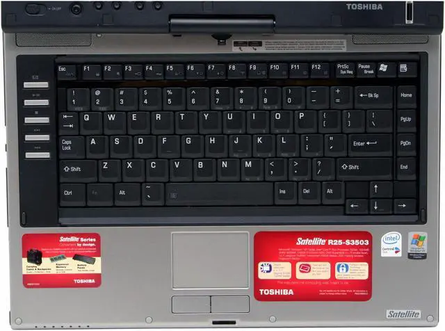 Alt view image 6 of 15 - TOSHIBA Satellite R25-S3503 1GB Memory 14.1" 1440 x 900 Tablet PC Windows XP Tablet PC Edition