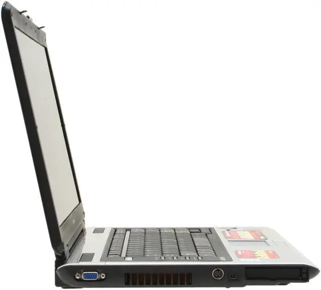 Alt view image 6 of 14 - TOSHIBA Laptop Satellite Intel Core 2 Duo T5500 2GB Memory 200GB HDD Intel GMA 950 15.4" Windows XP Media Center A105-S4344