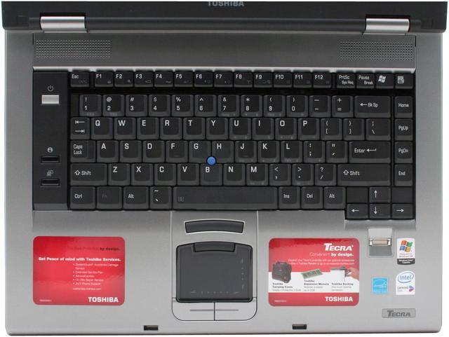 Alt view image 4 of 15 - TOSHIBA Laptop Tecra Intel Core 2 Duo T5500 512MB Memory 80GB HDD Intel GMA 950 15.4" Windows XP Professional A8-EZ8412