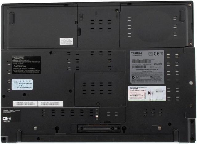 Alt view image 10 of 15 - TOSHIBA Laptop Tecra Intel Core 2 Duo T5500 512MB Memory 80GB HDD Intel GMA 950 15.4" Windows XP Professional A8-EZ8412