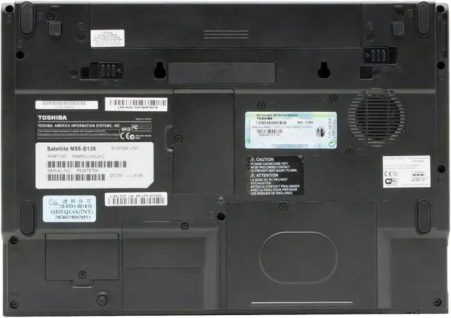 Alt view image 10 of 14 - TOSHIBA Laptop Satellite Intel Celeron M 370 512MB Memory 80GB HDD Intel GMA 900 14.0" Windows XP Home M55-S135
