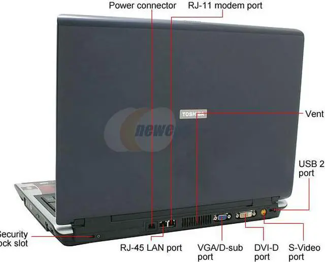 Alt view image 4 of 15 - TOSHIBA Laptop Satellite Intel Core 2 Duo T7200 2GB Memory 200GB HDD NVIDIA GeForce Go 7900 GS 17.0" Windows Vista Home Premium P105-S9337