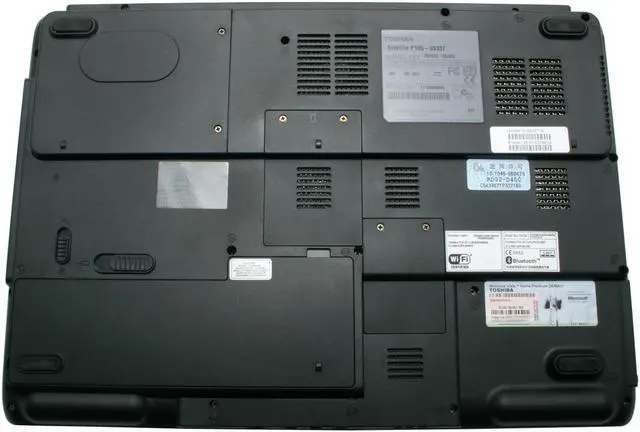 Alt view image 12 of 15 - TOSHIBA Laptop Satellite Intel Core 2 Duo T7200 2GB Memory 200GB HDD NVIDIA GeForce Go 7900 GS 17.0" Windows Vista Home Premium P105-S9337