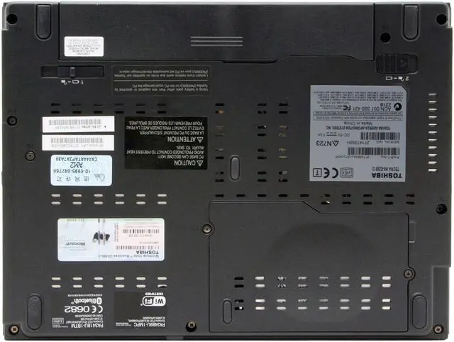 Alt view image 10 of 14 - TOSHIBA Laptop Tecra Intel Core 2 Duo T5600 1GB Memory 100GB HDD Intel GMA 950 12.1" Windows Vista Business M6-EZ6612