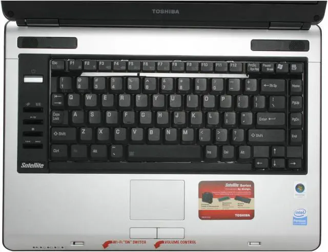 Alt view image 4 of 15 - TOSHIBA Laptop Satellite Intel Pentium T2080 1GB Memory 120GB HDD Intel GMA 950 15.4" Windows Vista Home Premium A135-S4527