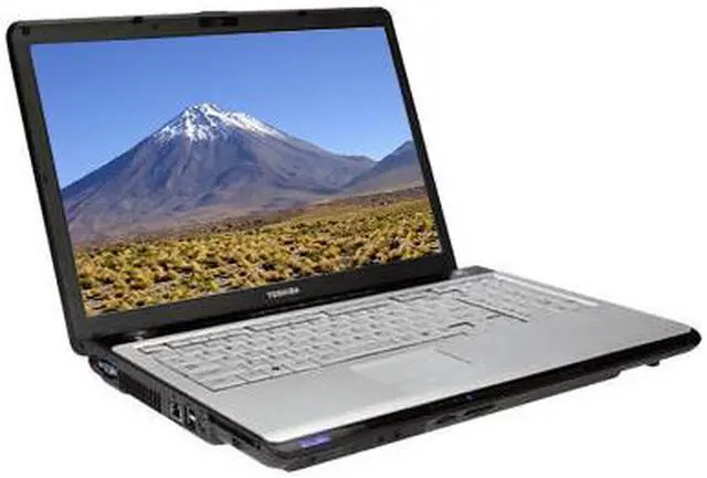 Main image of TOSHIBA Laptop Satellite Intel Pentium T2080 1GB Memory 120GB HDD Intel GMA 950 17.0" Windows Vista Home Premium P205-S6237