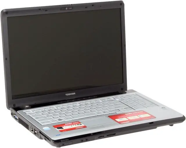 Alt view image 3 of 15 - TOSHIBA Laptop Satellite Intel Pentium T2080 1GB Memory 120GB HDD Intel GMA 950 17.0" Windows Vista Home Premium P205-S6237