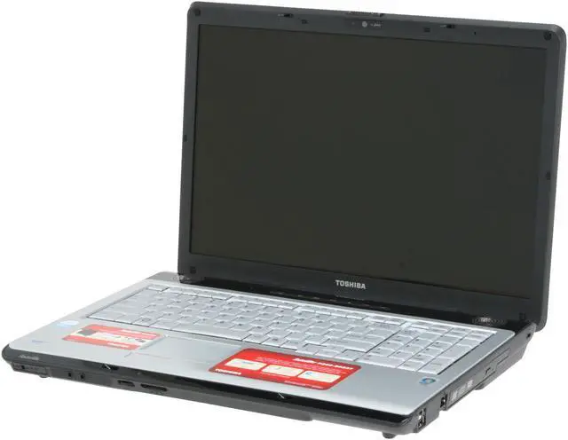 Alt view image 4 of 15 - TOSHIBA Laptop Satellite Intel Pentium T2080 1GB Memory 120GB HDD Intel GMA 950 17.0" Windows Vista Home Premium P205-S6237