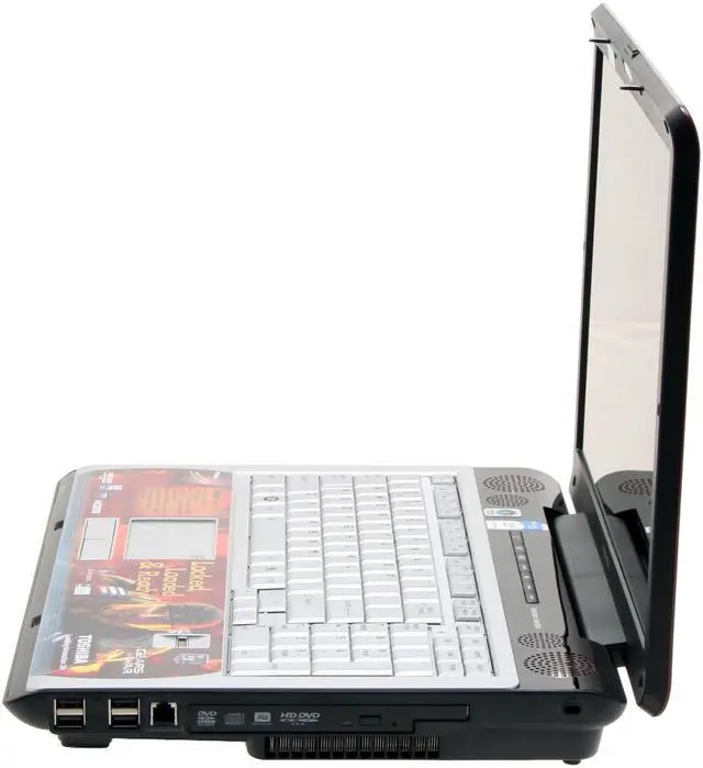 Alt view image 6 of 16 - TOSHIBA Laptop Satellite Intel Core 2 Duo T7250 2GB Memory 240GB HDD NVIDIA SLI Dual GeForce 8600M GT 17.0" Windows Vista Home Premium X205-SLi1
