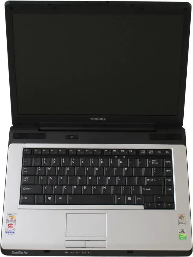 Alt view image 7 of 13 - TOSHIBA Laptop Satellite Pro AMD Turion 64 X2 TL-60 2GB Memory 120GB HDD ATI Radeon X1200 IGP 15.4" Windows XP Professional A210-EZ2203X