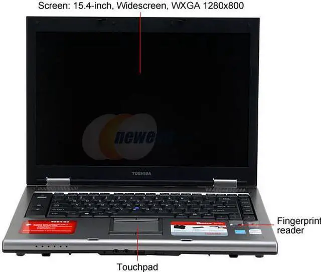 Alt view image 2 of 15 - TOSHIBA Tecra 15.4" Intel Core 2 Duo T7250 1GB Memory DDR2 667 Windows XP Professional PTS52U-07Q01M