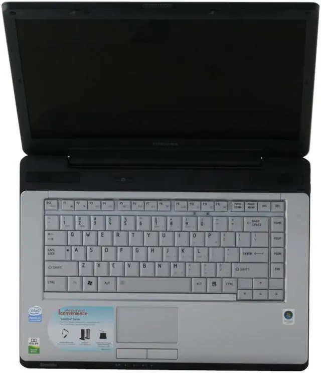Alt view image 13 of 14 - TOSHIBA Laptop Satellite Intel Pentium T2330 1GB Memory 120GB HDD Intel GMA X3100 15.4" Windows Vista Home Premium A205-S5804