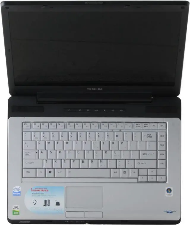 Alt view image 13 of 14 - TOSHIBA Laptop Satellite Intel Pentium T2330 2GB Memory 200GB HDD Intel GMA X3100 15.4" Windows Vista Home Premium A205-S5823