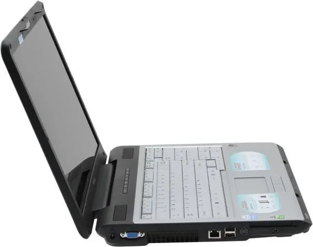 Alt view image 6 of 14 - TOSHIBA Satellite 17.0" Intel Pentium T2330 2GB Memory DDR2 667 Windows Vista Home Premium P205-S7806