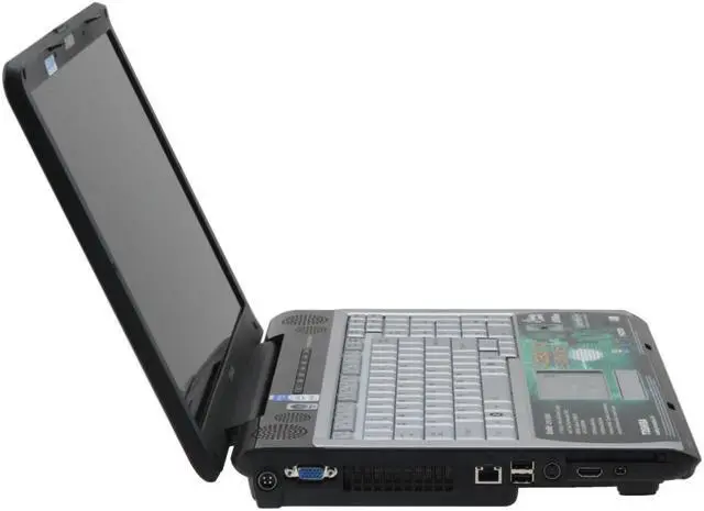 Alt view image 6 of 14 - TOSHIBA Laptop Satellite Intel Core 2 Duo T5550 2GB Memory 250GB HDD NVIDIA GeForce 8700M GT 17.0" Windows Vista Home Premium X205-S9800