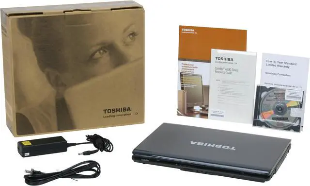 Alt view image 3 of 3 - TOSHIBA Laptop Satellite AMD Athlon 64 X2 TK-57 1GB Memory 160GB HDD ATI Radeon X1200 IGP 15.4" Windows Vista Home Premium A215-S5829