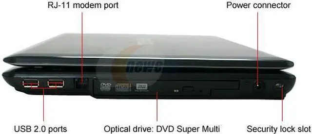 Alt view image 10 of 14 - TOSHIBA Laptop Satellite Intel Core 2 Duo T8100 3GB Memory 320GB HDD ATI Mobility Radeon HD 3470 15.4" Windows Vista Home Premium A305-S6839