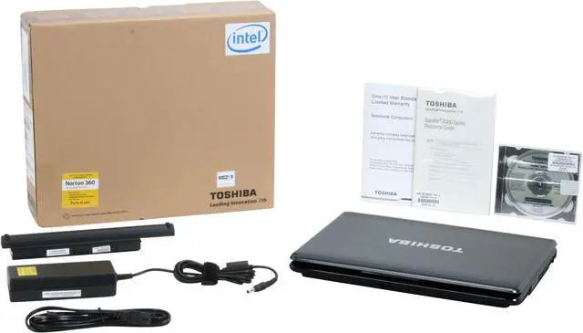 Alt view image 2 of 2 - TOSHIBA Laptop Satellite Intel Core 2 Duo T8100 4GB Memory 320GB HDD ATI Mobility Radeon HD 3650 15.4" Windows Vista Home Premium A305-S6844