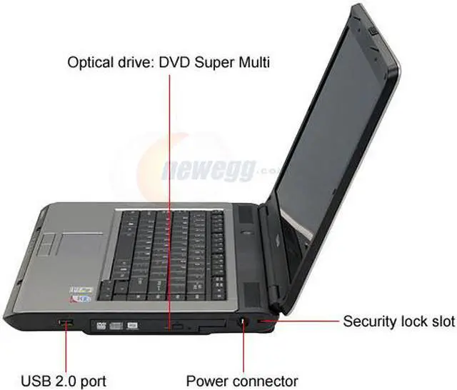 Alt view image 2 of 15 - TOSHIBA Laptop Satellite Pro Intel Core 2 Duo T5870 1GB Memory 160GB HDD Intel GMA X3100 15.4" Windows XP Professional L300-EZ1004X