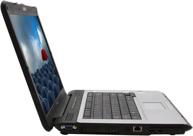 Alt view image 6 of 16 - TOSHIBA Laptop Satellite Intel Pentium T2390 2GB Memory 160GB HDD Intel GMA X3100 15.4" Windows Vista Home Premium A205-S5871