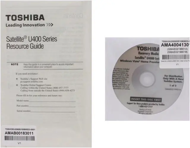Alt view image 16 of 17 - TOSHIBA Satellite 13.3" AMD Turion 64 X2 RM-70 3GB Memory DDR2 800 Windows Vista Home Premium U405D-S2848