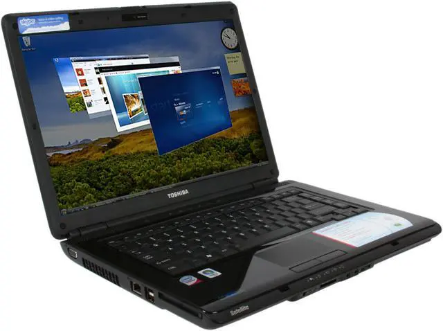 Alt view image 7 of 17 - TOSHIBA Laptop Satellite Intel Core 2 Duo T5750 3GB Memory 250GB HDD Intel GMA X3100 15.4" Windows Vista Home Premium L305-S5884