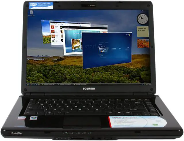 Alt view image 8 of 17 - TOSHIBA Laptop Satellite Intel Core 2 Duo T5750 3GB Memory 250GB HDD Intel GMA X3100 15.4" Windows Vista Home Premium L305-S5884