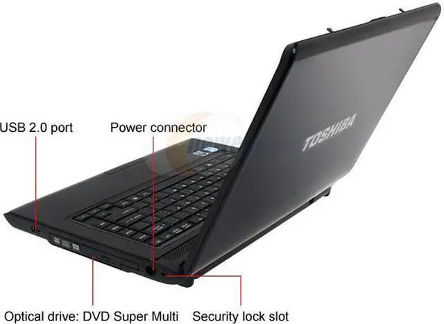 Alt view image 3 of 16 - TOSHIBA Laptop Satellite Intel Pentium T3200 4GB Memory 320GB HDD Intel GMA 4500M 15.4" Windows Vista Home Premium 64-bit L305-S5907