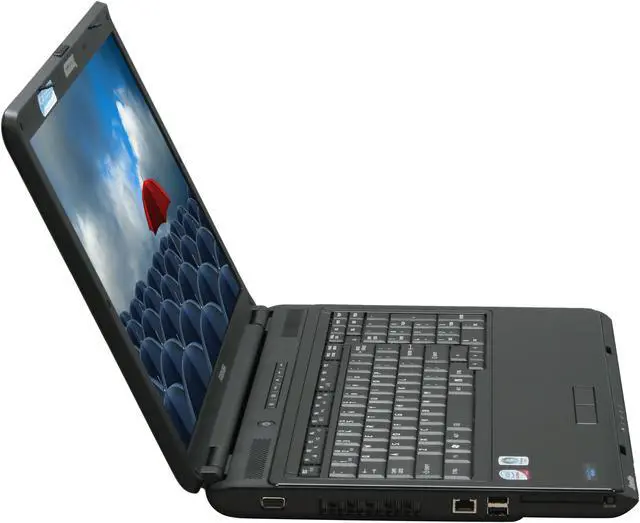 Alt view image 6 of 18 - TOSHIBA Satellite 17.0" Intel Core 2 Duo T5800 4GB Memory DDR2 800 Windows Vista Home Premium 64-bit L355-S7835