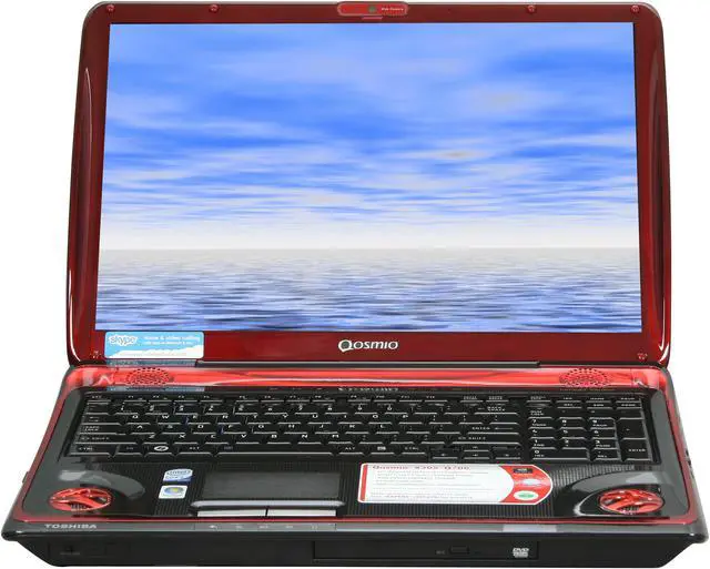 Alt view image 8 of 16 - TOSHIBA Laptop Qosmio Intel Core 2 Duo P8400 4GB Memory 320GB HDD NVIDIA SLI Dual GeForce 9800M GTS 17.0" Genuine Windows Vista Home Premium (SP1, 64/32-bit version) X305-Q706