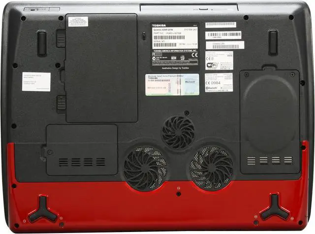 Alt view image 11 of 16 - TOSHIBA Laptop Qosmio Intel Core 2 Duo P8400 4GB Memory 320GB HDD NVIDIA SLI Dual GeForce 9800M GTS 17.0" Genuine Windows Vista Home Premium (SP1, 64/32-bit version) X305-Q706