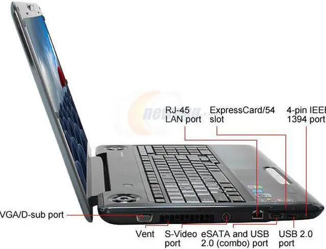 Alt view image 4 of 11 - TOSHIBA Laptop Satellite AMD Turion 64 X2 RM-70 4GB Memory 320GB HDD ATI Radeon 3100 17.1" Windows Vista Home Premium 64-bit P305D-S8900