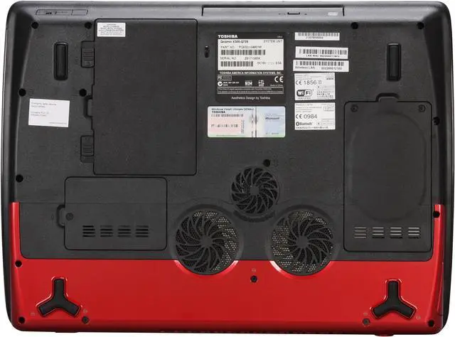 Alt view image 8 of 13 - TOSHIBA Laptop Qosmio Intel Core 2 Quad Q9000 4GB Memory 384GB HDD NVIDIA GeForce 9800M GTX 17.0" Windows Vista Ultimate 64-bit X305-Q725