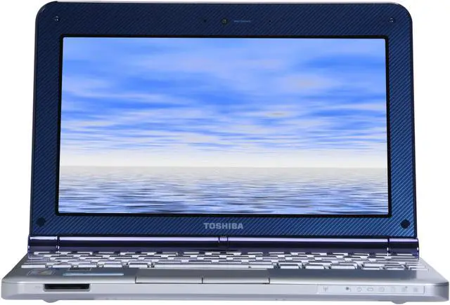 Alt view image 5 of 8 - TOSHIBA NB205-N312/BL Royal Blue Intel Atom N280(1.66 GHz) 10.1" WSVGA 1GB Memory 160GB HDD Netbook
