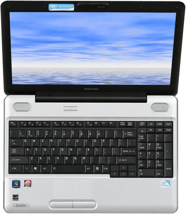 Alt view image 6 of 8 - TOSHIBA Laptop Satellite Intel Pentium T4300 3GB Memory 250GB HDD ATI Mobility Radeon HD 4570 15.6" Windows 7 Home Premium L505-S5995
