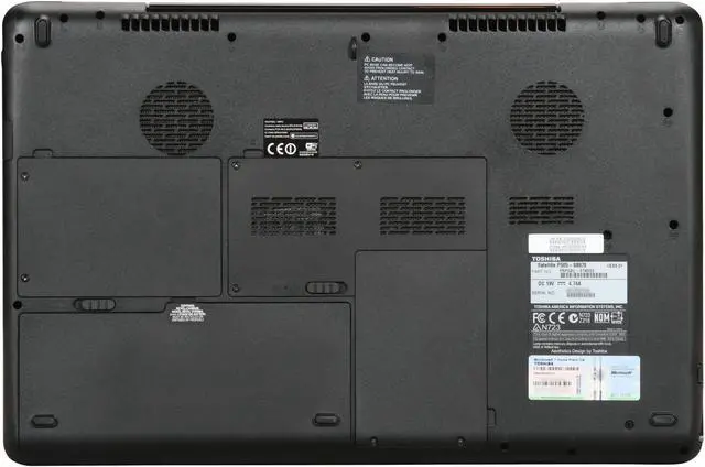 Alt view image 7 of 8 - TOSHIBA Satellite 18.4" Intel Core 2 Duo T6600 4GB Memory DDR2 800 Windows 7 Home Premium 64-bit PSPG8U-01X002