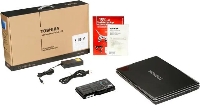 Alt view image 8 of 8 - TOSHIBA Satellite 18.4" Intel Core 2 Duo T6600 4GB Memory DDR2 800 Windows 7 Home Premium 64-bit PSPG8U-01X002