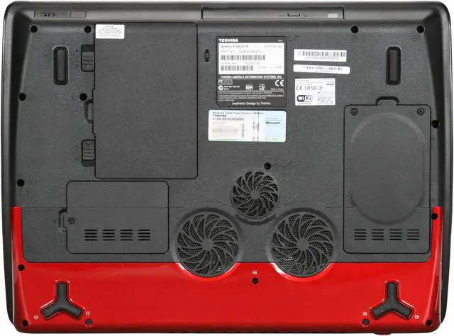 Alt view image 7 of 8 - TOSHIBA Laptop Qosmio Intel Core 2 Duo P8700 4GB Memory 320GB HDD NVIDIA GeForce 9800M GTS 17.0" Windows Vista Home Premium 64-bit X305-Q715