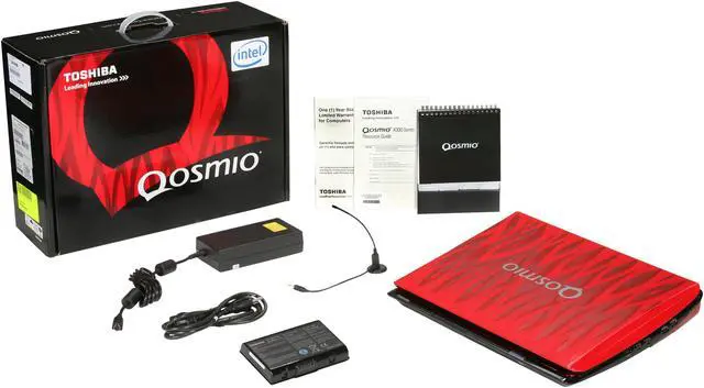 Alt view image 8 of 8 - TOSHIBA Laptop Qosmio Intel Core 2 Duo P8700 4GB Memory 320GB HDD NVIDIA GeForce 9800M GTS 17.0" Windows Vista Home Premium 64-bit X305-Q715