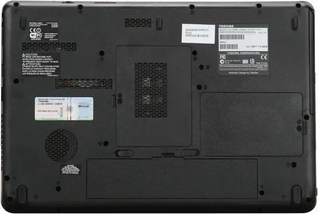 Alt view image 7 of 8 - TOSHIBA Laptop Satellite AMD Athlon II M300 4GB Memory 250GB HDD ATI Radeon 4100 15.6" Windows 7 Home Premium 64-bit L505D-LS5010