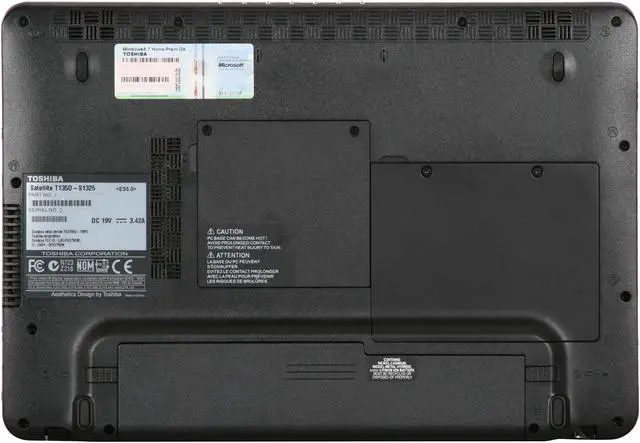 Alt view image 7 of 8 - TOSHIBA Laptop Satellite AMD Turion Neo X2 L625 4GB Memory 320GB HDD ATI Radeon HD 3200 13.3" Windows 7 Home Premium 64-bit T135D-S1325