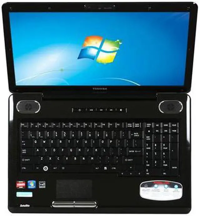 Alt view image 6 of 8 - TOSHIBA Satellite 17.3" AMD Turion II M520 4GB Memory DDR2 800 Windows 7 Home Premium 64-bit L555D-S7005
